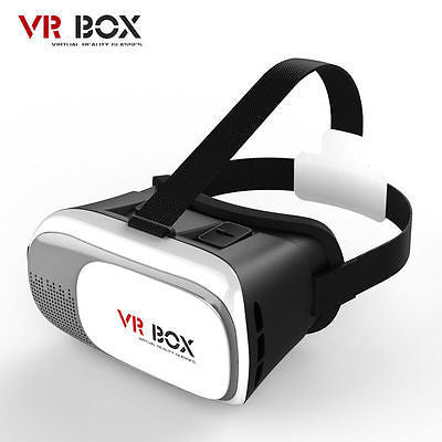 VR Box Virtual Reality 3D Glasses & Remote For 3 to 6 inch Android & IOS Phone
