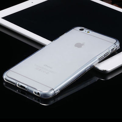Transparent Clear Silicone Gel Bumper Case For iPhone 6 6S-UK Stock-Fast post