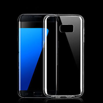 Transparent Crystal Clear Silicone Gel Bumper Case Samsung Galaxy S7-Fast UK Pos