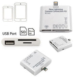 USB 5-IN-1 CAMERA CONNECTION CARD READER KIT ADAPTOR FOR IPAD AIR MINI-FAST POST