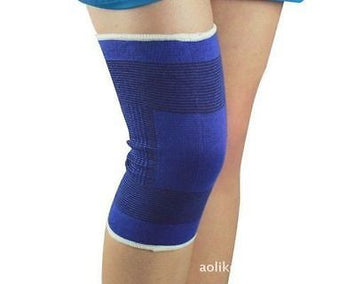 Blue Knee Support Pad Brace Arthritis Sleeve Bandage Wrap for sport gymn