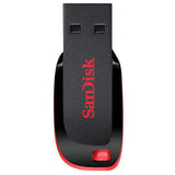 32GB Genuine SanDisk Cruzer Blade USB 2.0 Flash Pen Drive USB Memory Stick