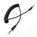 High Quality Coiled 3.5 mm Audio Lead Cable For Stereo Connection For Car Music