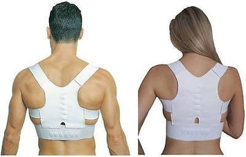 Unisex Adjustable Power Magnetic Shoulder Posture Corrector Support Vest back