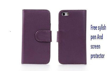 New PU Leather Flip Wallet Magetic BookType Phone Case Cover For Apple iPhone 5c