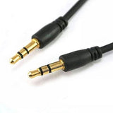 Coiled 3.5mm Aux Lead Cable Jack Car Stereo Audio Connection for PC iPhone iPod