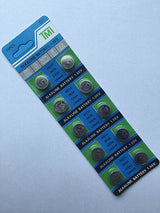 10 X AG13 LR44 SR44 L1154 357 A76 QUALITY ALKALINE BUTTON / COIN CELLS BATTERIE
