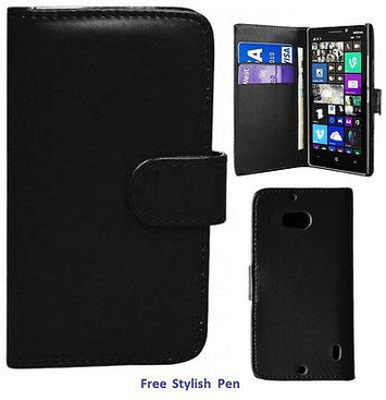 NOKIA LUMIA N930 930 WALLET BOOK CASE PU LEATHER COVER FREE SCREEN PROTECTOR