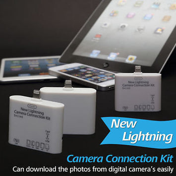 5 in 1 USB TF/SD/ SDHCCamera Connection Card Reader Adapter for iPad 4 Mini Air