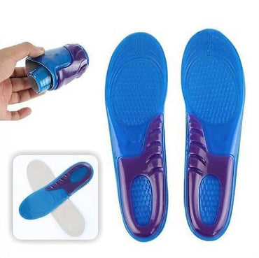 New Male Orthotic Foot Sole Arch Support Massaging Gel Silicon Sport Insole