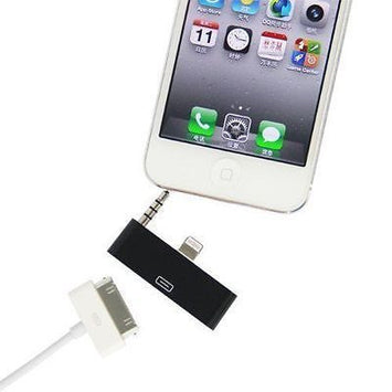 Audio Adaptor 8 pin-30 pin Dock Converter  For iPhone  6 6S  work iOS 8