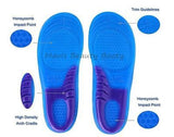Orthotic Comfort Gel Insole Shock Absorber Heel Arch Feet Foot Support Padd