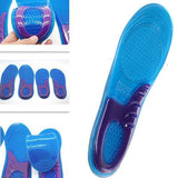 Male Orthotic Foot Sole Arch Support Massaging Gel Silicon Sport Insole