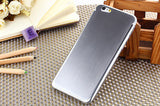 New Aluminum Slim Metal Brush Cover Phone Housing Shell case for iPhone 6& 5.5"
