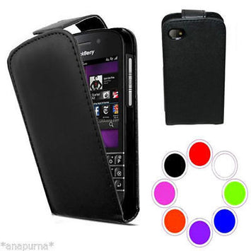 BLACKBERRY Q10 FLIP CASE PU LETHEAR WALLET COVER & SCREEN GUARD-Buy 2 Get 1 Fee