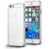 2x Thin Hard Plastic Slim Clear Cristal Transprent Case For iPhone 6 4.7".