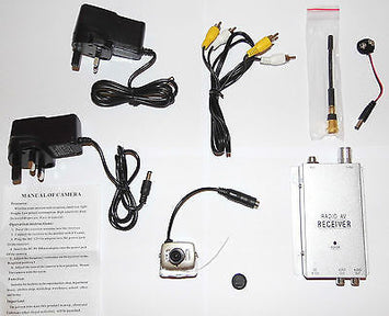 SMALL HIDDEN  WIRELESS CAM CCTV SECURITY CAMERA INDOOR NIGHT CONNECTION KIT