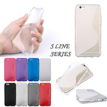 TPU Gel Grip Wave Case Back Cover for Apple iPhone 6 4.7