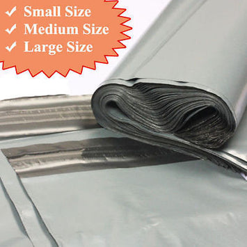 30-Strong Grey Plastic Mailing Post Poly Postage Bags with Self Seal ALL SIZES