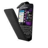 Blackberry Q10 Pu Leather Flip Wallet Case With Stylus Pen & Screen Protector