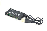 Black USB Memory All in One 1 SD SDHC Mini Micro M2 MMC XD CF Card Reader Writer