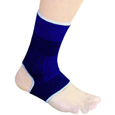 NEW 2 PCS ELASTIC NEOPRENE ANKLE SUPPORT FEET PROTECTOR BRACE SPORT SOCK.