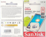 Genuine Origenal 32GB SanDisk Ultra MicroSDHC TF Memory Card Micro SD SDHC Card