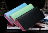Women Long Leather Zip Holder  Phone ID Card Party Fashion Wallet Purse  Busines