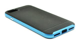Blue Neo Hybrid  Spigen style smart bumper case for iPhone 7 7S-fat and free pp
