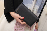Women Long Leather Zip Holder  Phone ID Card Party Fashion Wallet Purse  Busines