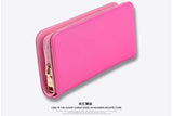 Women Long Leather Zip Party Fashion Phone ID Card ClutchHandbag CardCoin Wallet